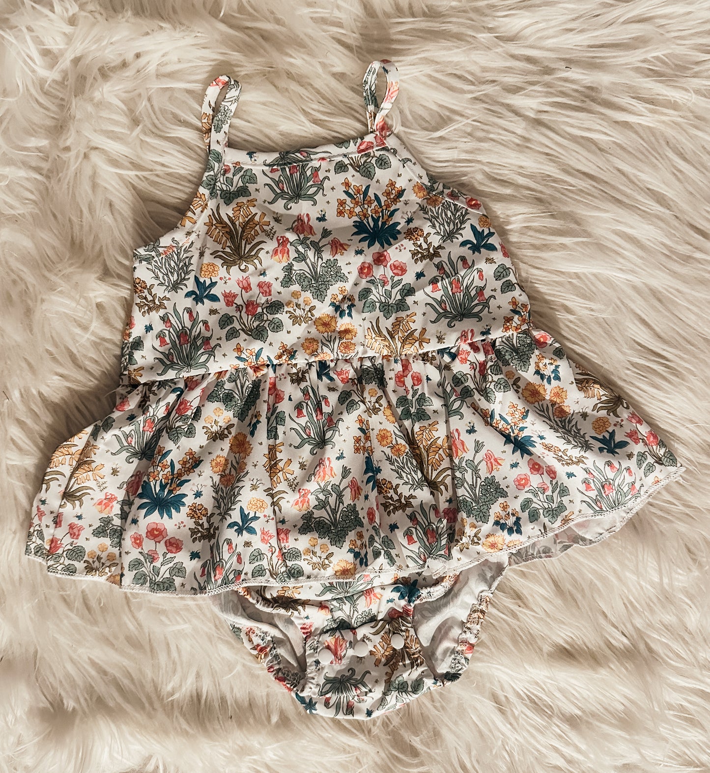 Botanical Skirted Romper RTS