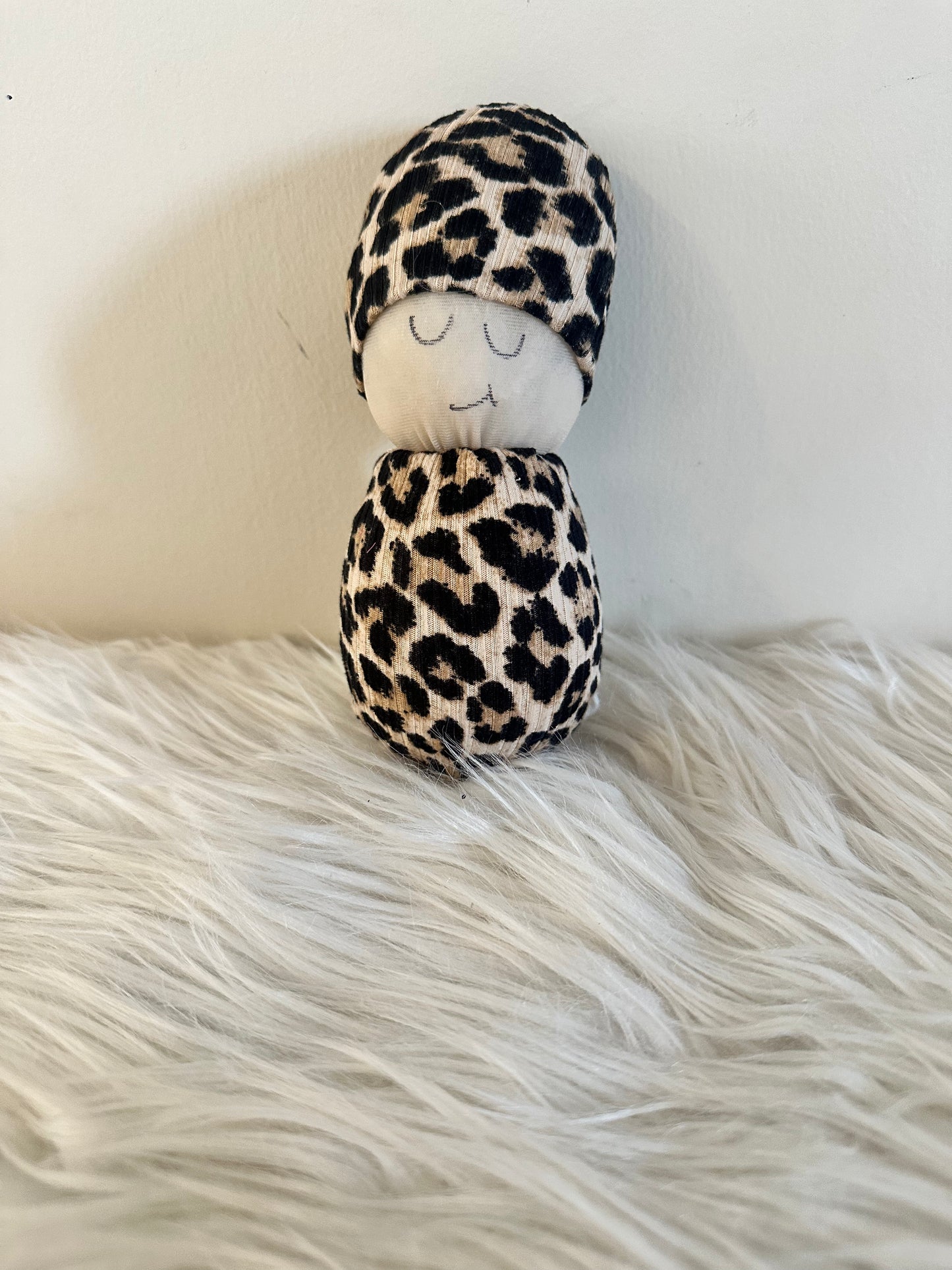 Cheetah Hat Swaddle Baby RTS #29