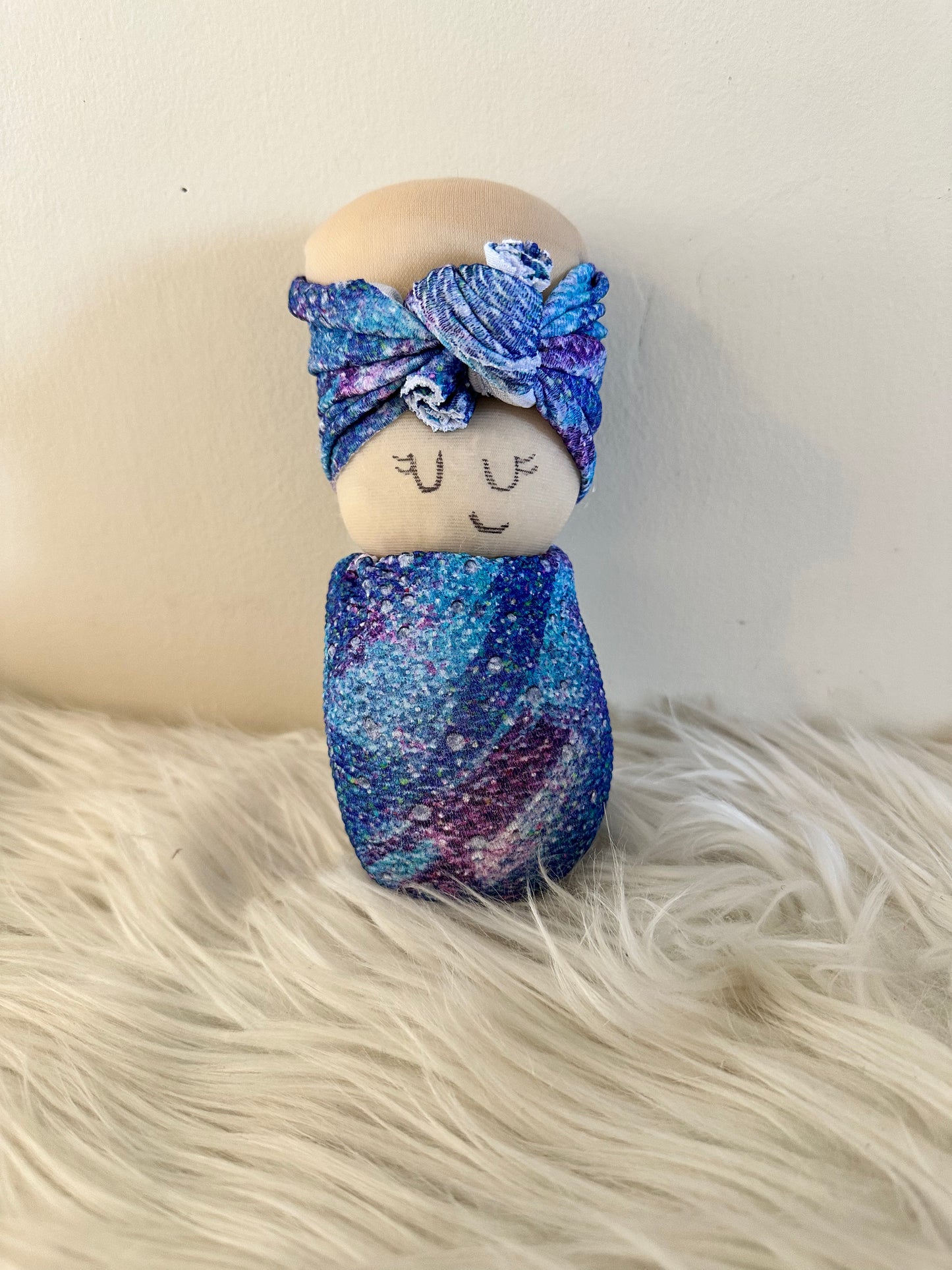 Mermaid Galaxy Swaddle Baby RTS #51