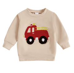 Firetruck Chenille Crewneck